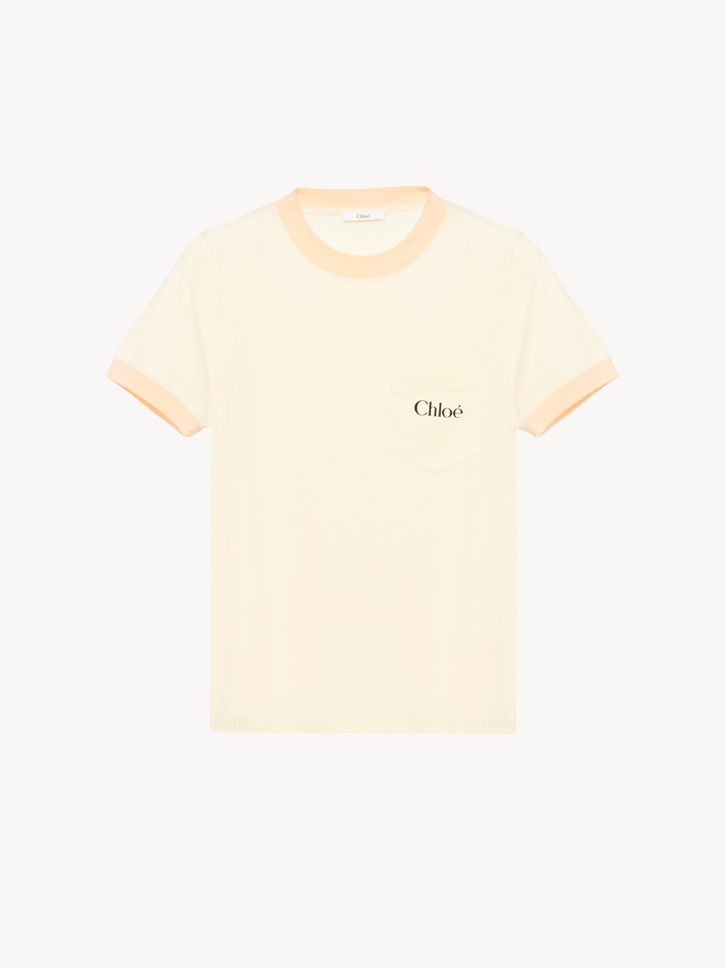 Crew-neck logo T-shirt in cotton jersey - 1