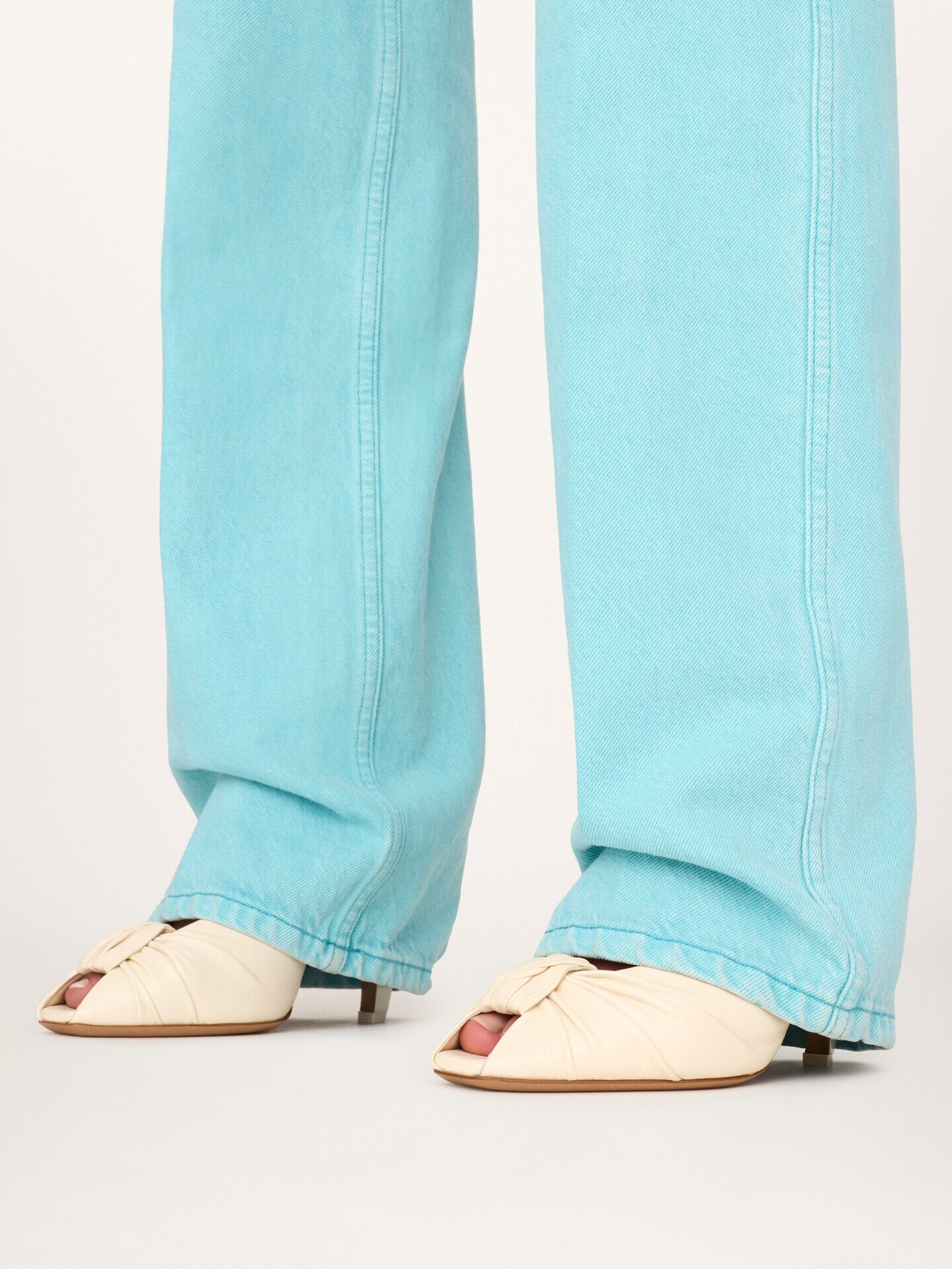 Jeans dritti in denim - 6