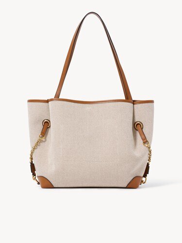 Bolso de doble asa Chlo&eacute; Clover de lona - 6