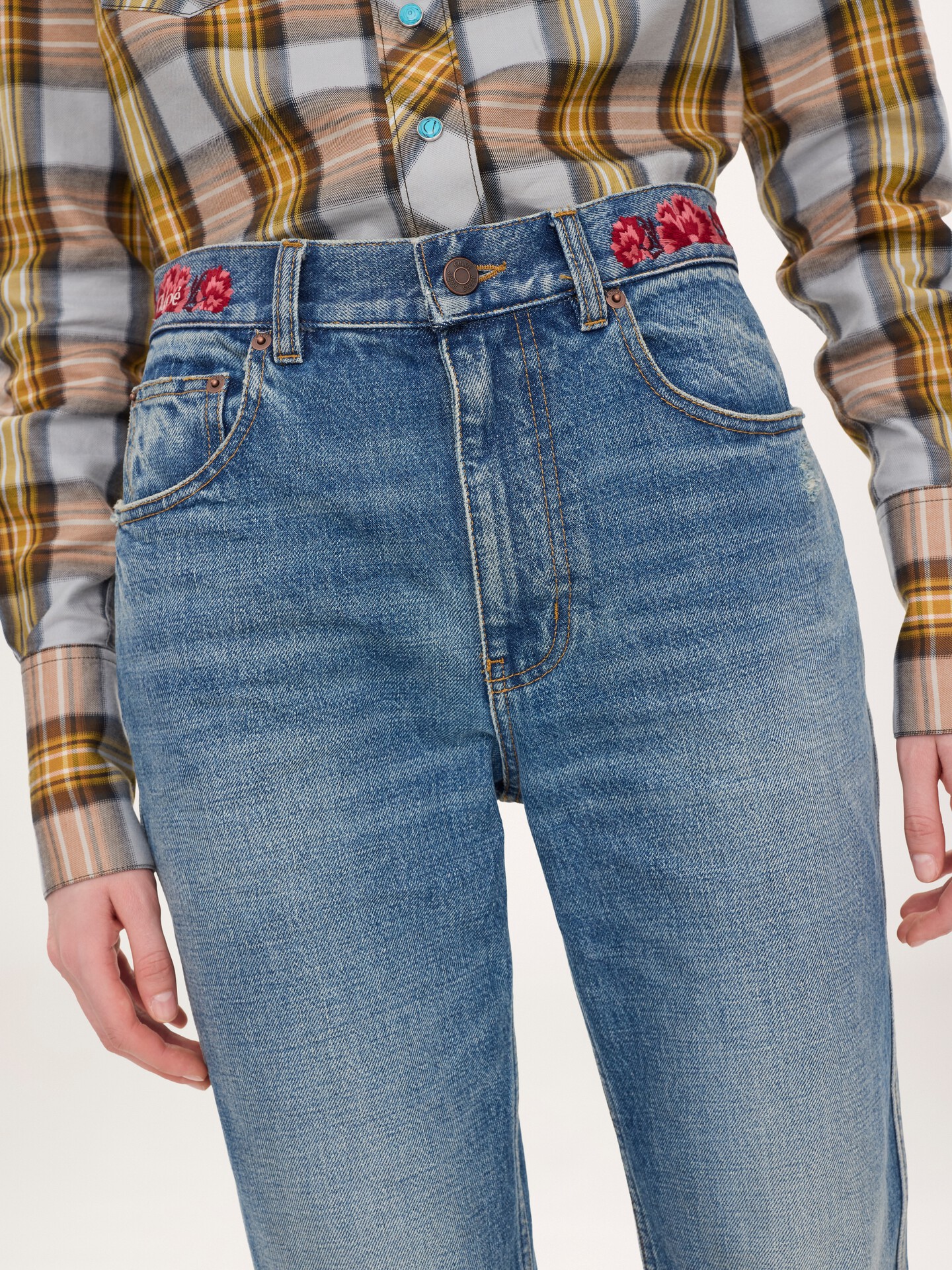 Slim jeans in denim - 4.0