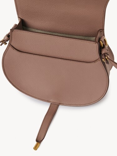 Sac port&eacute; &eacute;paule Marcie en cuir grain&eacute; - 8