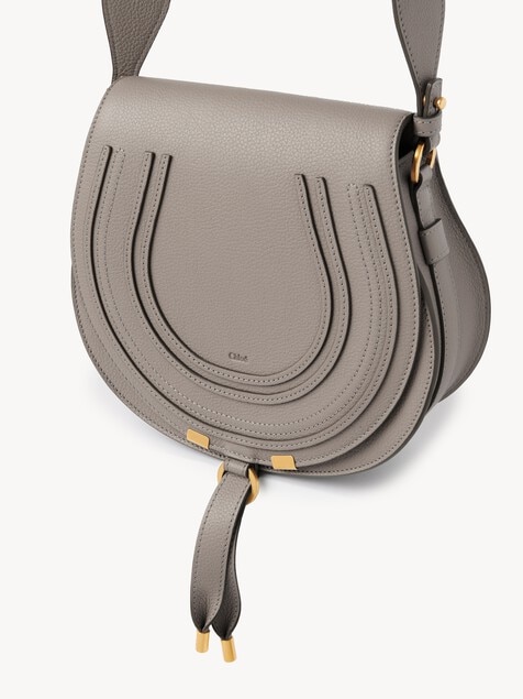 Marcie Satteltasche aus genarbtem Leder