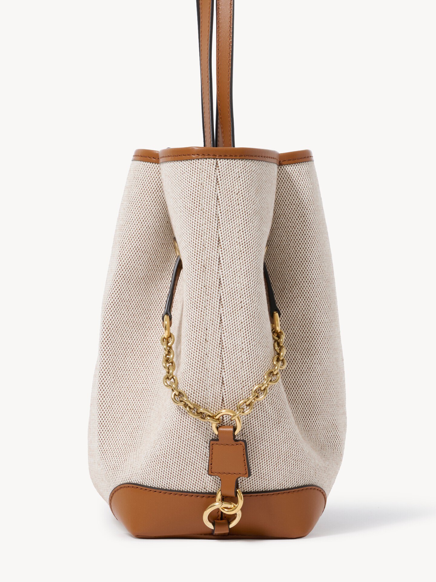 Chlo&eacute; Clover double carry bag in canvas - 7.0