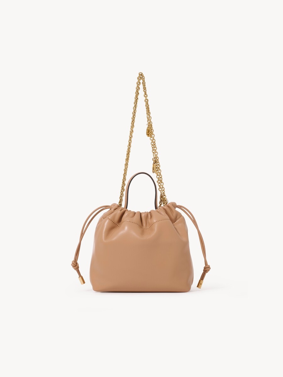 Mini Chlo&eacute; Icons shoulder bag with chain in soft leather - 4