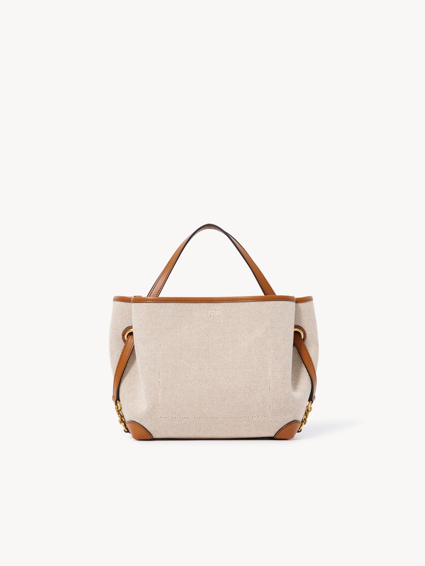 Small Chlo&eacute; Clover double carry bag in canvas - 4.0