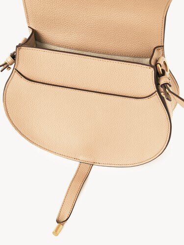 Marcie saddle bag in grained leather - 5