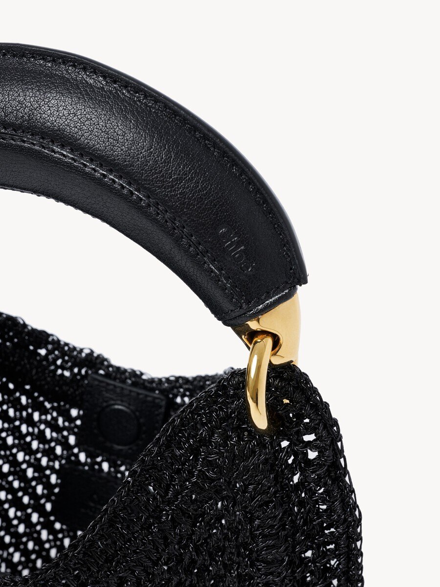 Mini Summer Banana hobo bag in glitter crochet - 7
