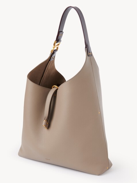 Marcie hobo bag in grained leather