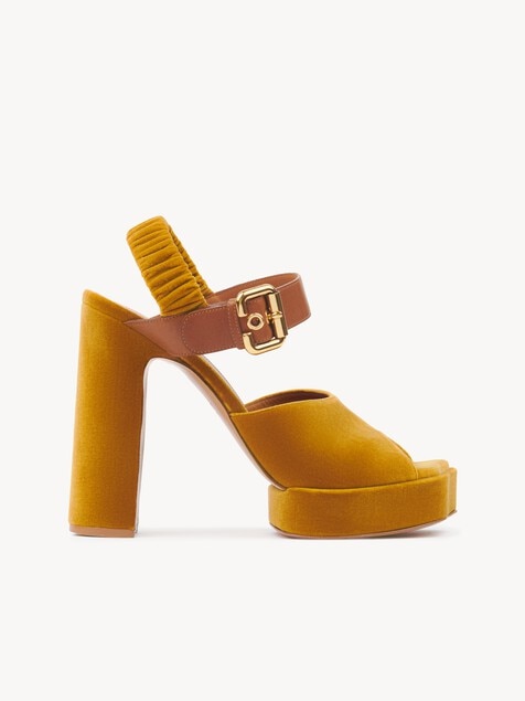 Aria platform sandal
