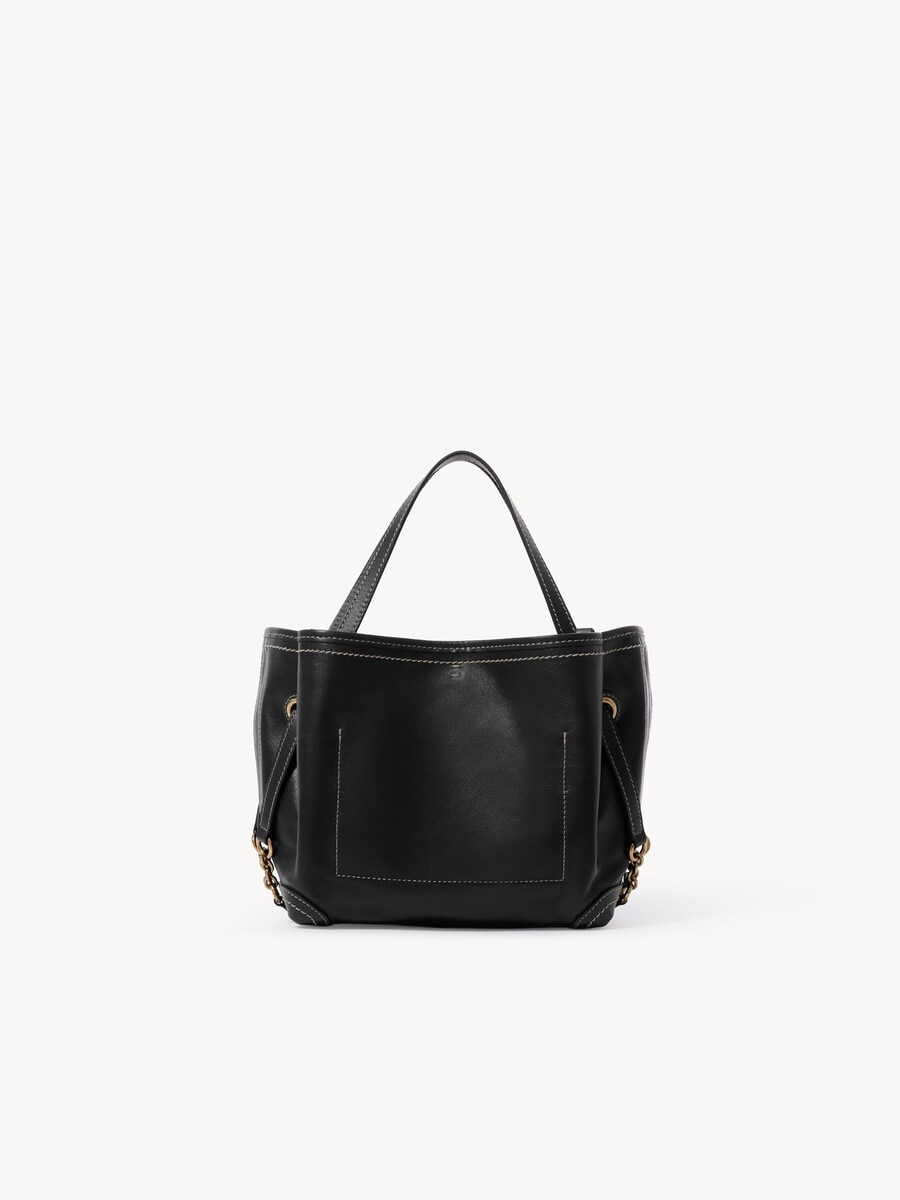 Small Chlo&eacute; Clover double carry bag in soft leather - 4