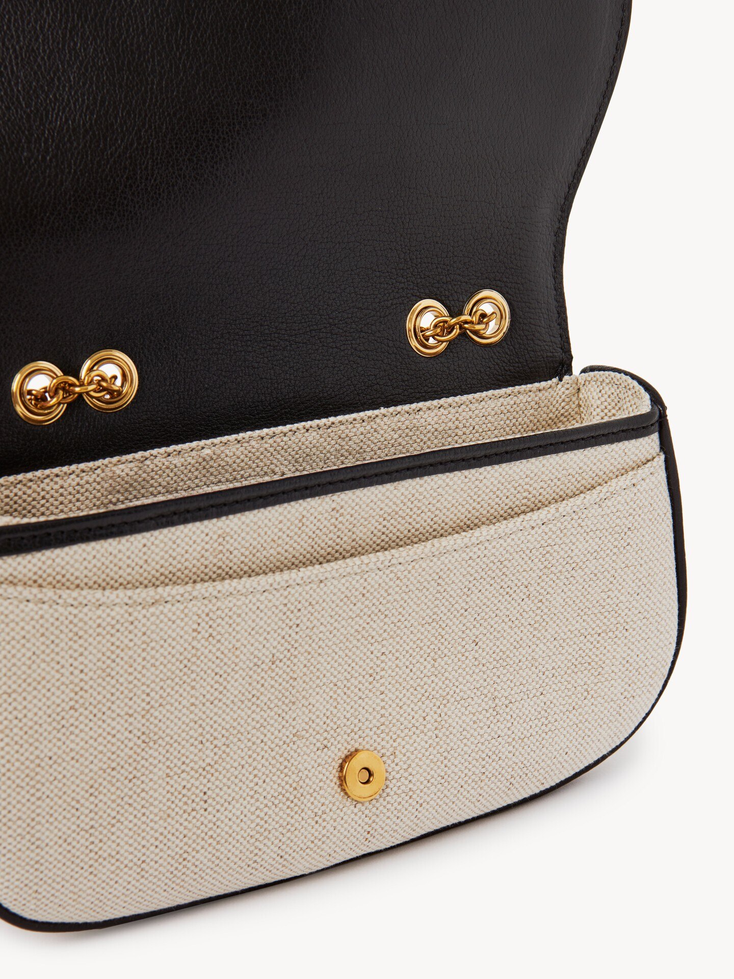 Horse Medal crossbody bag in canvas & grained leather - 6