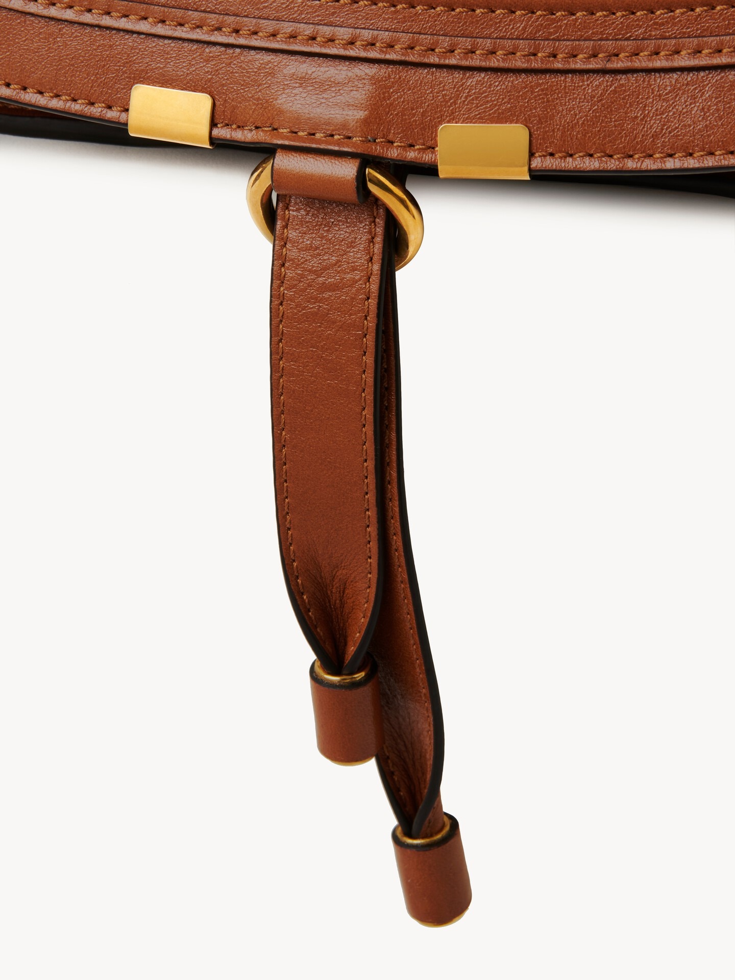 シャイニーレザー製Marcieバッグ 茶色 - Chloé