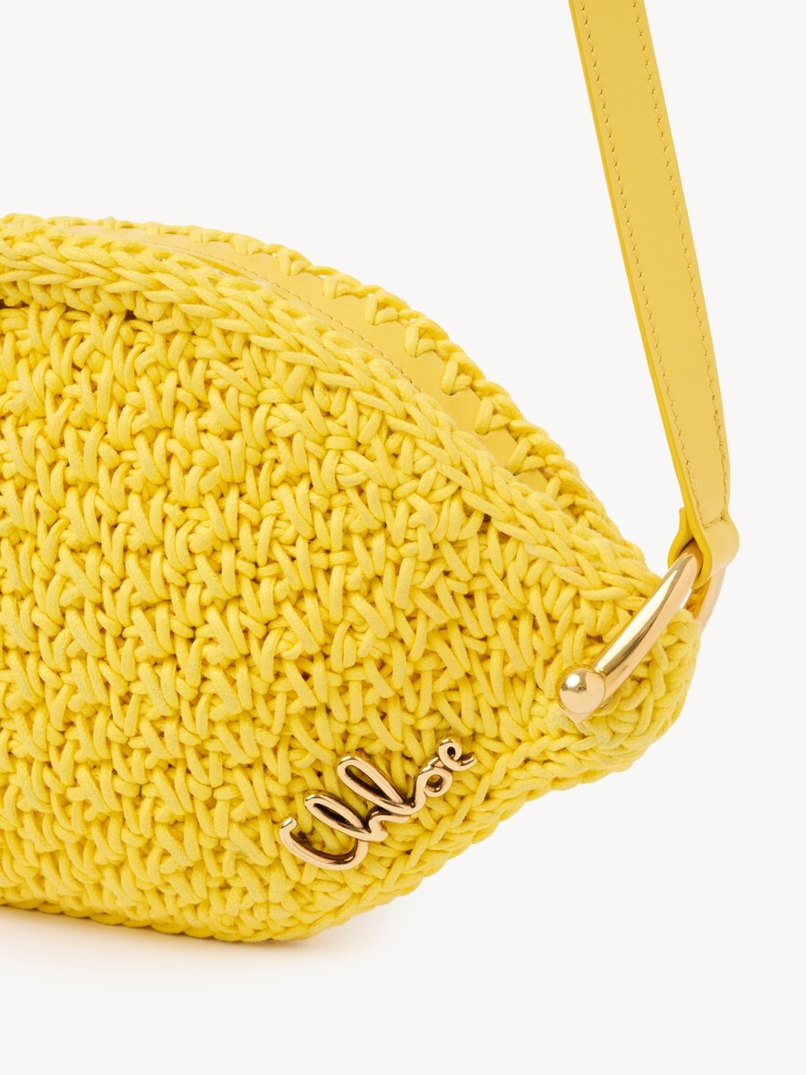 Chlo&eacute; Tropicus Lemon crossbody bag in waxed cord - 7