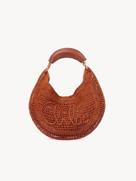 Sac hobo Summer Banana en raphia
