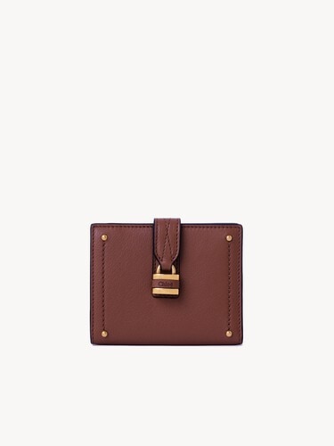 Paddington square wallet in grained leather - 2