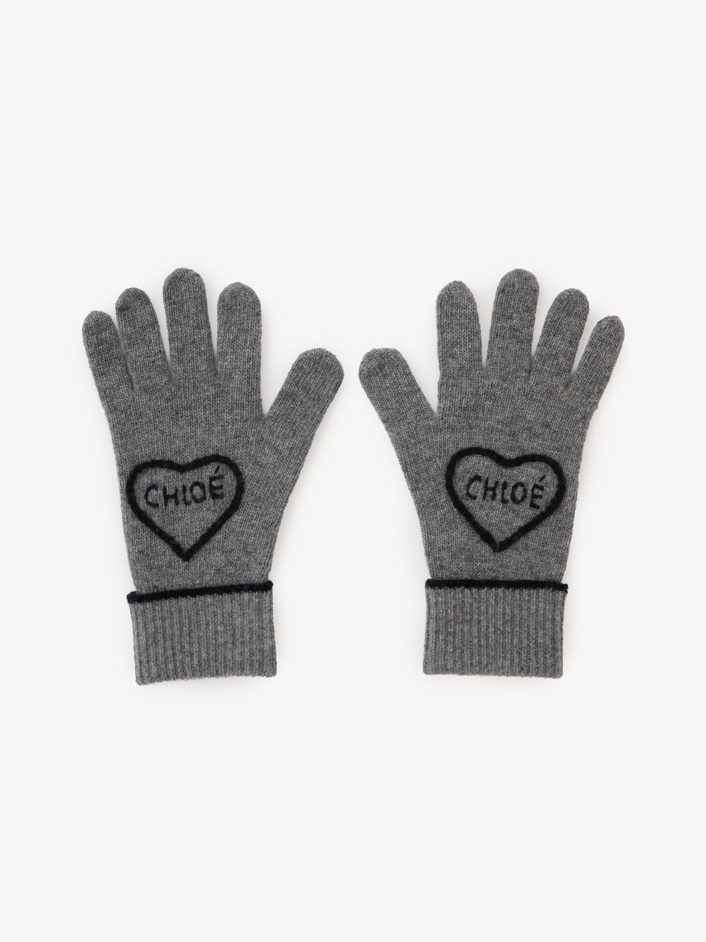 Guanti Chlo&eacute; Encoeur in lana e cashmere - 1