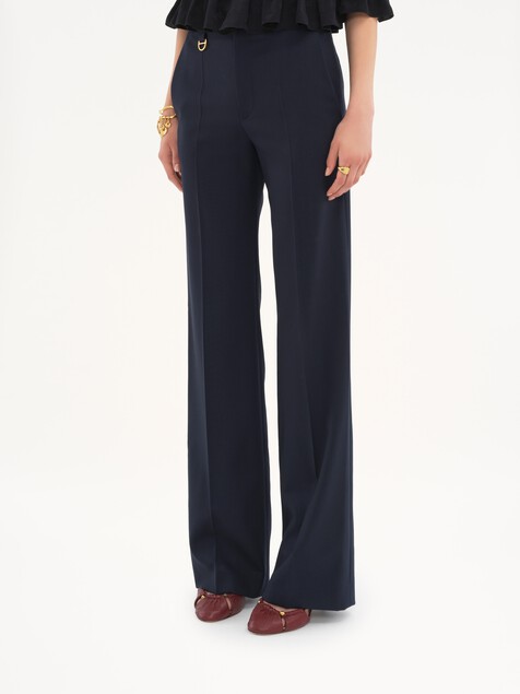 Boyish tailored pants in stretch wool