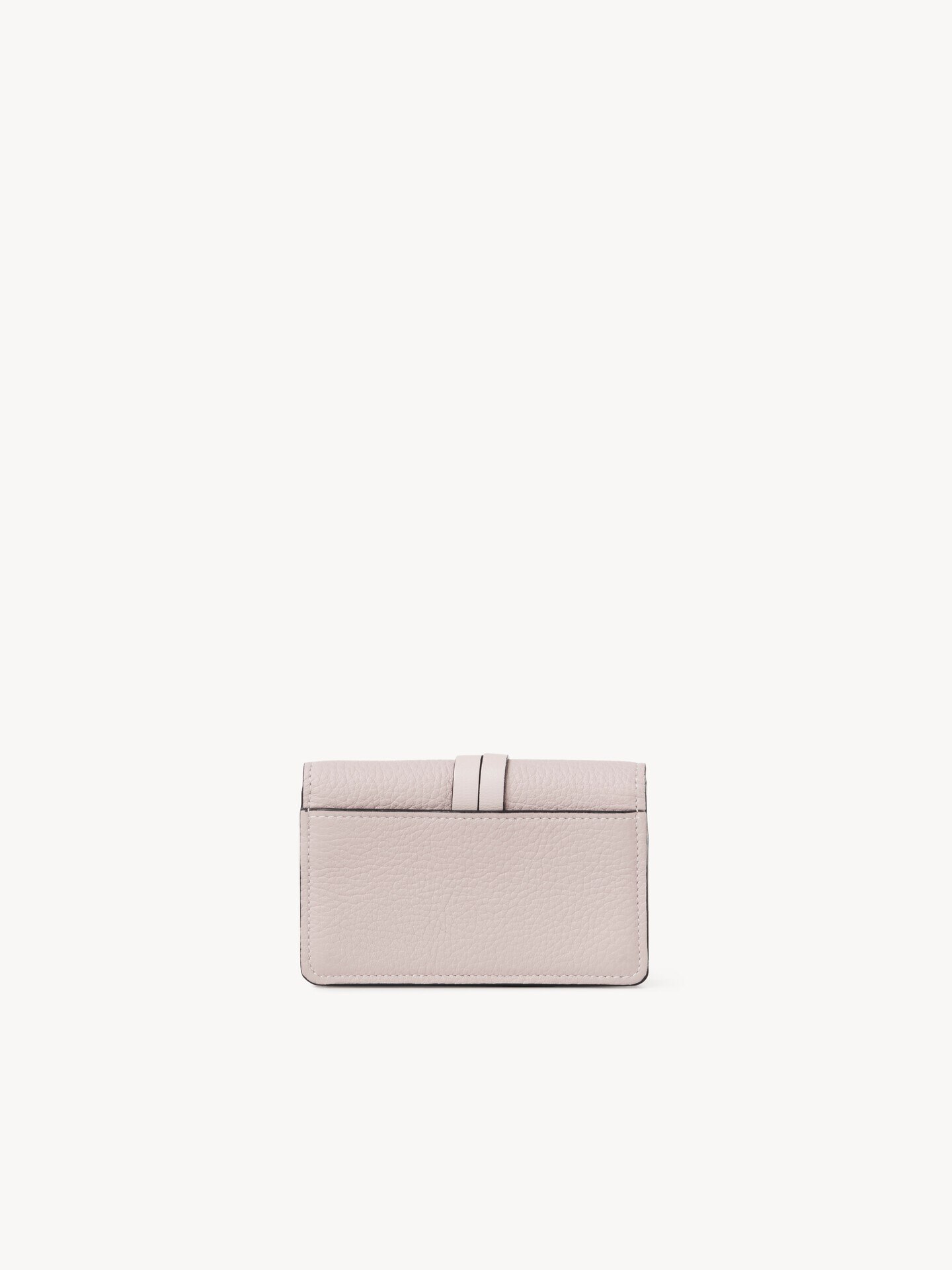 Alphabet card holder in grained leather - 3