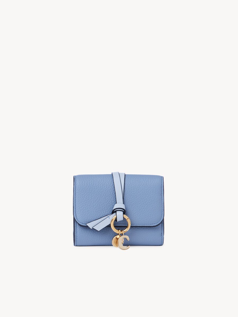 Small Alphabet tri-fold in grained leather - 2