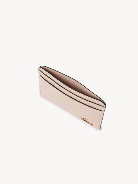 Chlo&eacute; Iconic card holder in shiny leather