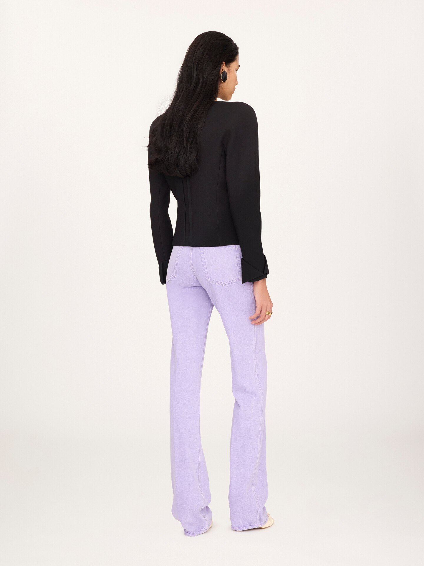 Jeans dritti in denim - 5