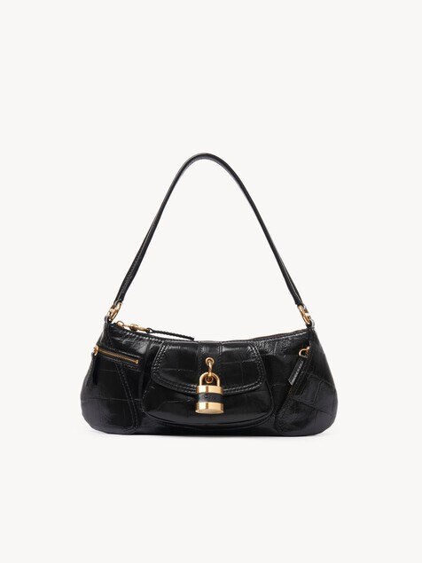The 99 shoulder bag in croco-effect leather