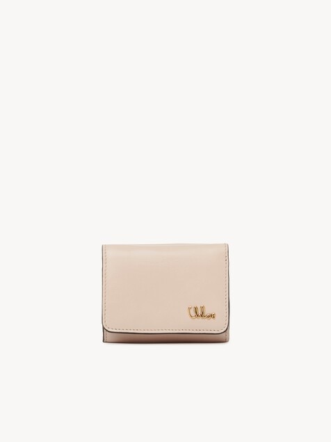 Mini Chlo&eacute; Iconic tri-fold in shiny leather