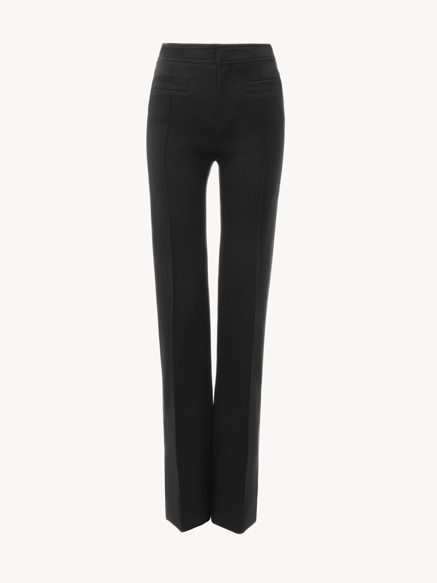Tailored pants in soft cavalry cotton - 1