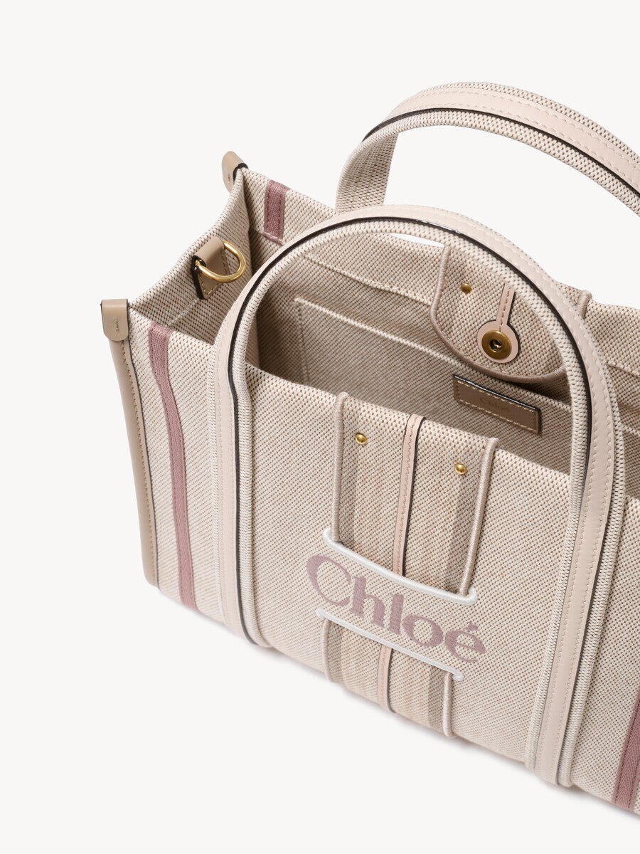 Small Woody Loop tote bag in canvas - 6