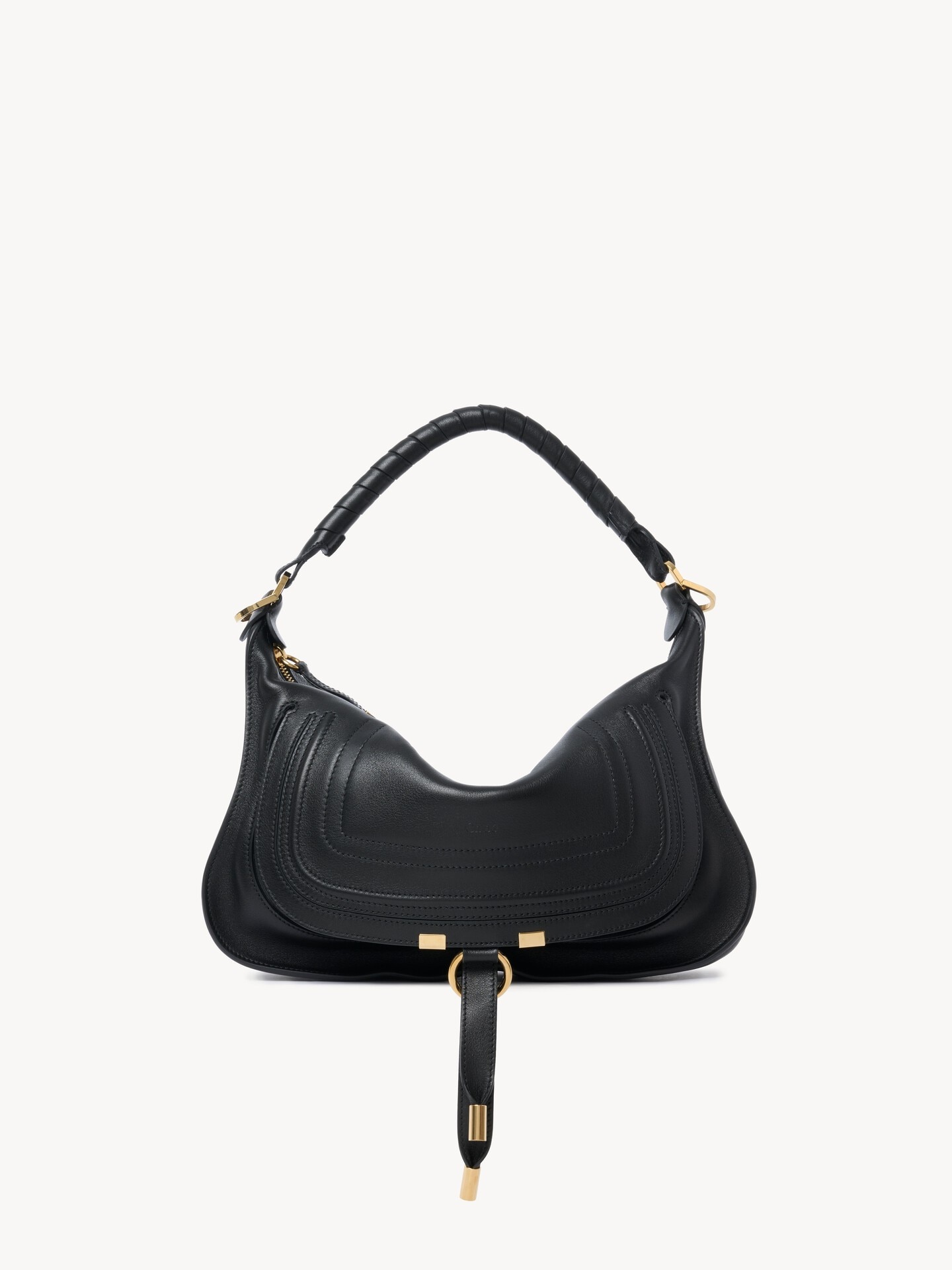 Bolso de hombro Marcie peque&ntilde;o de cuero suave - 1.0