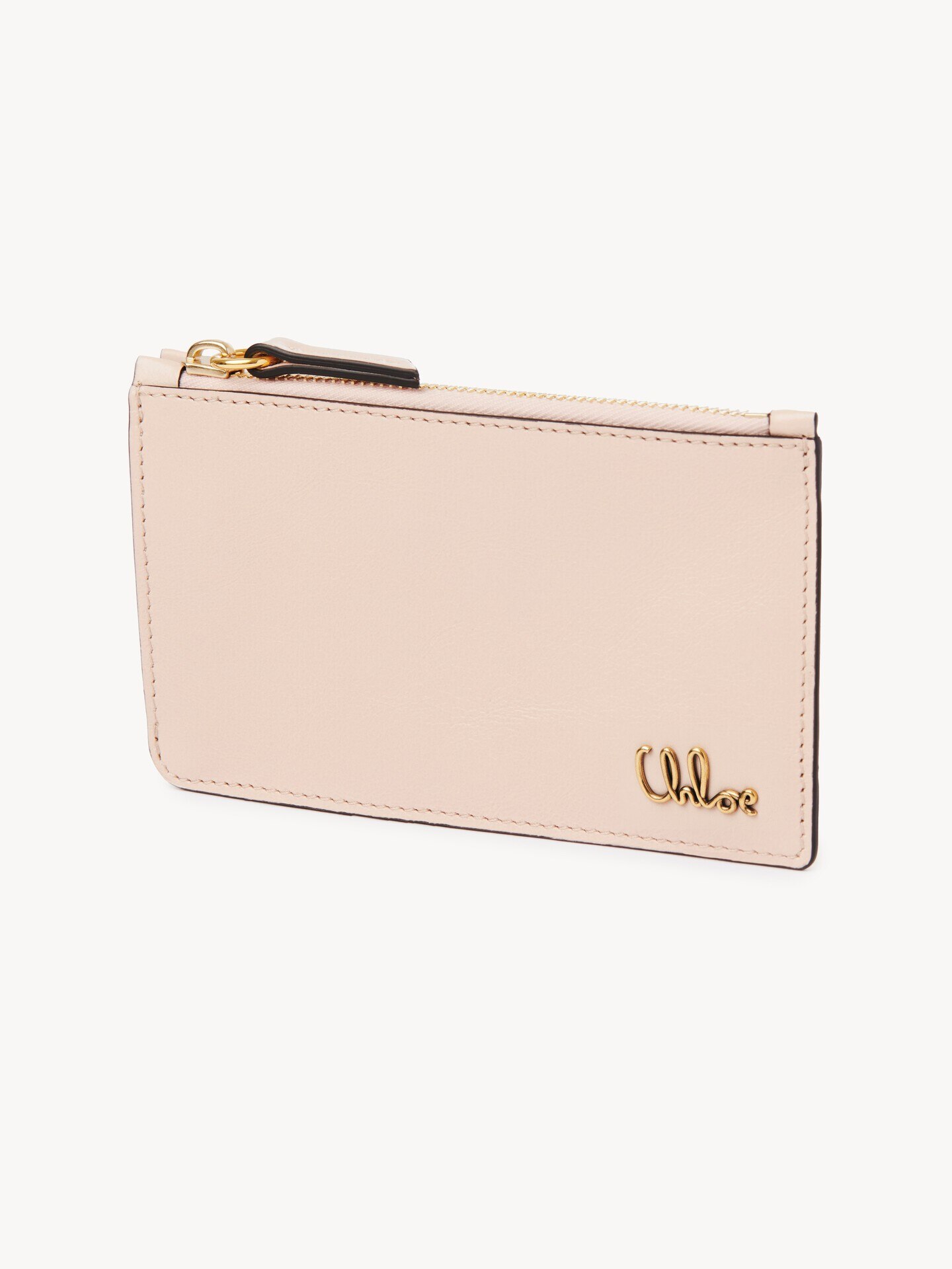Kleines Chlo&eacute; Iconic Portemonnaie aus gl&auml;nzendem Leder mit Kartensteckf&auml;chern - 3