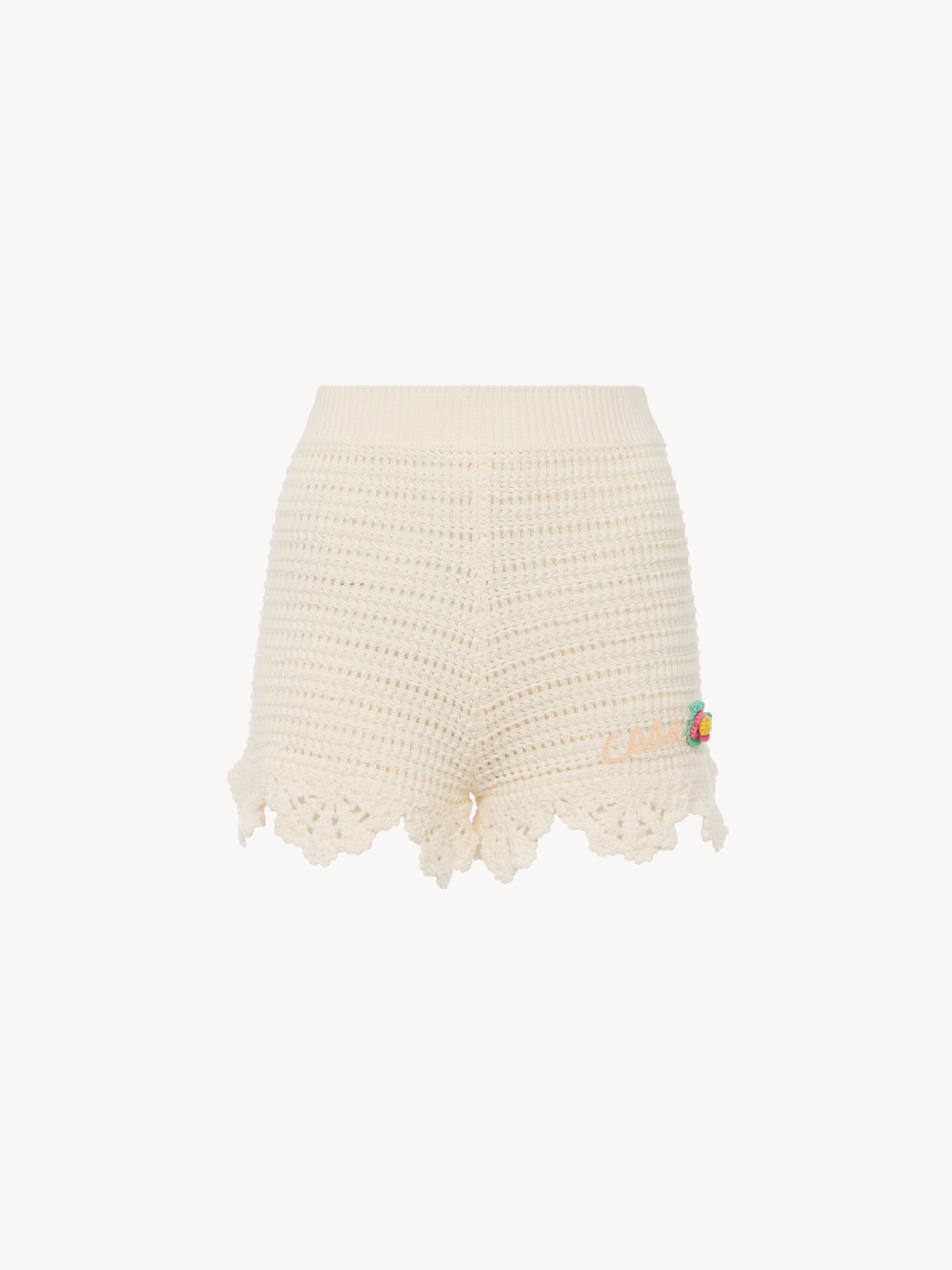 Sleeveless cropped top in crochet - 2