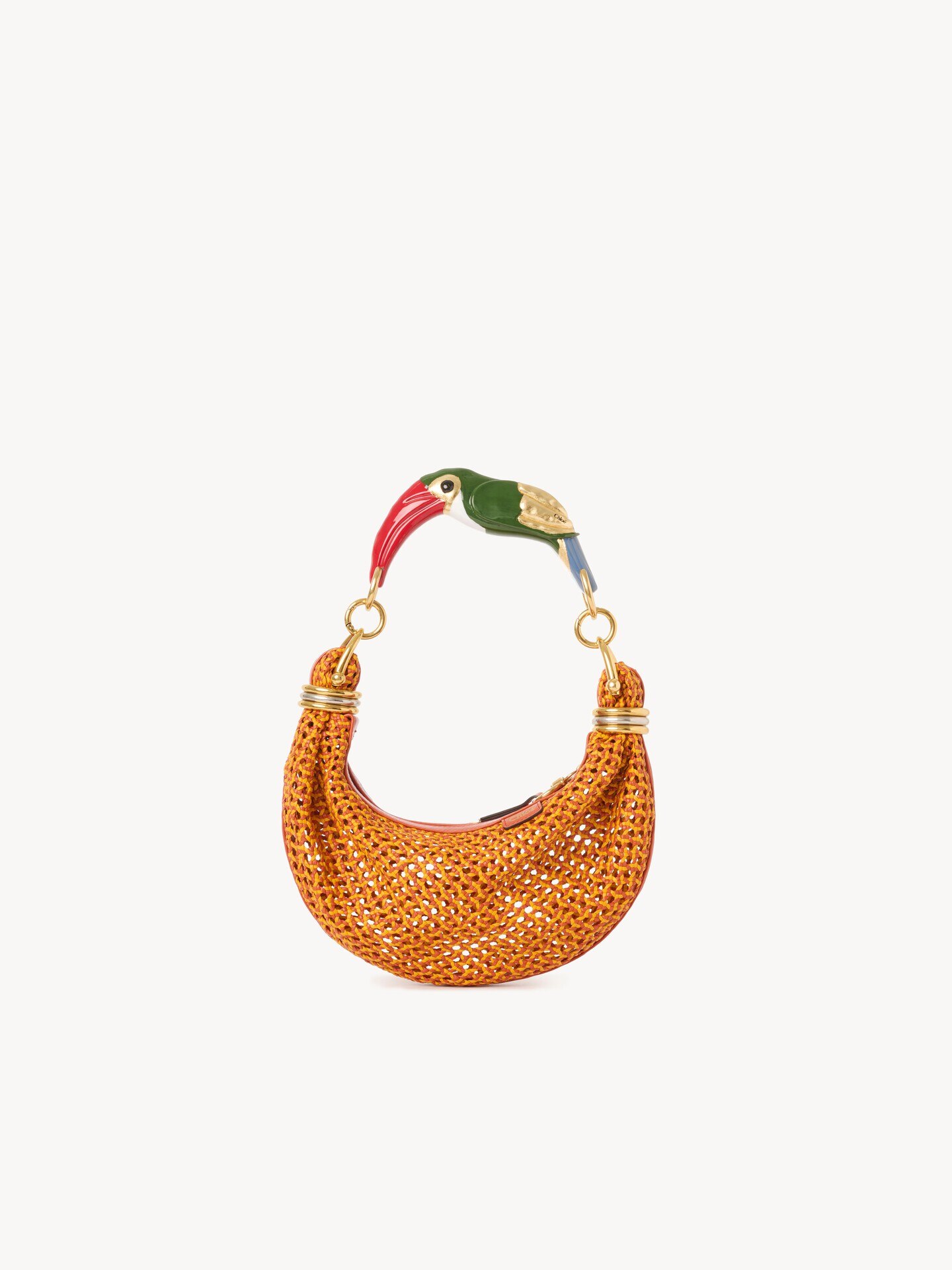 Small Bracelet Hobo bag in braided leather - 1