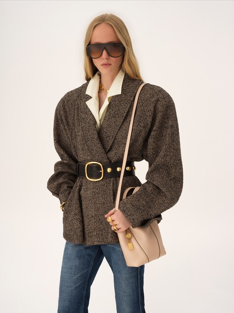 Small Chlo&eacute; Spin tote bag in grained leather