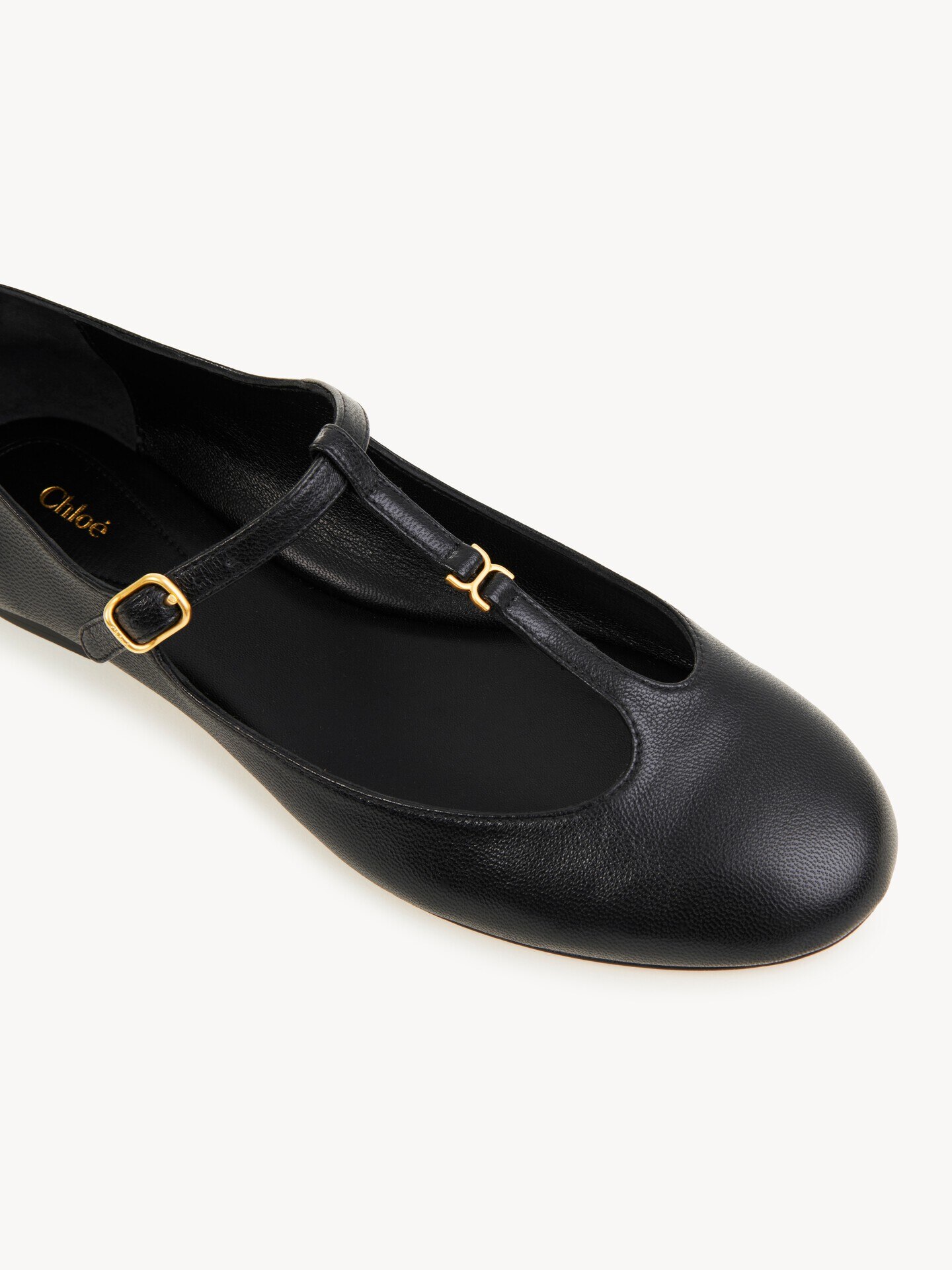 Chloé ブラック フラットシューズ 36