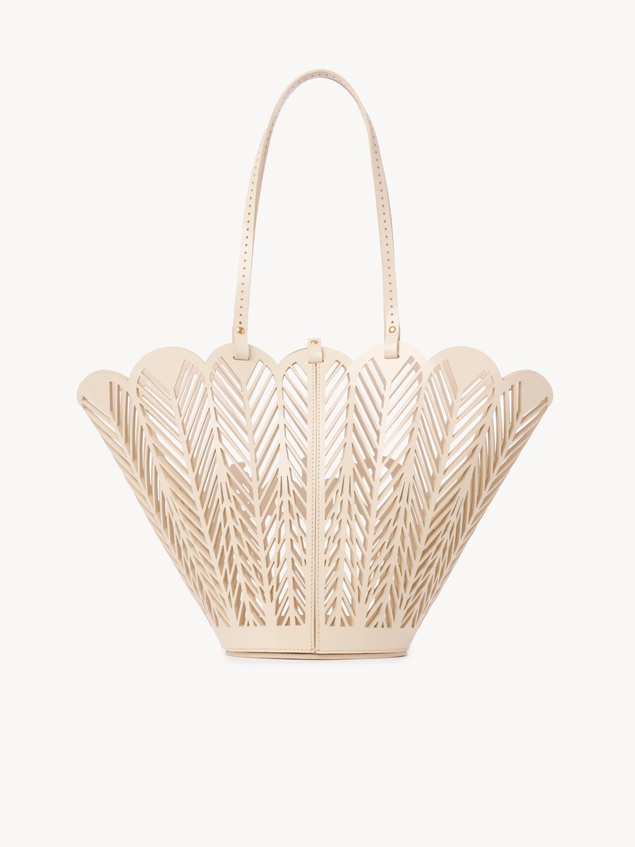 Chlo&eacute; Soleil basket bag in patent calfskin - 4
