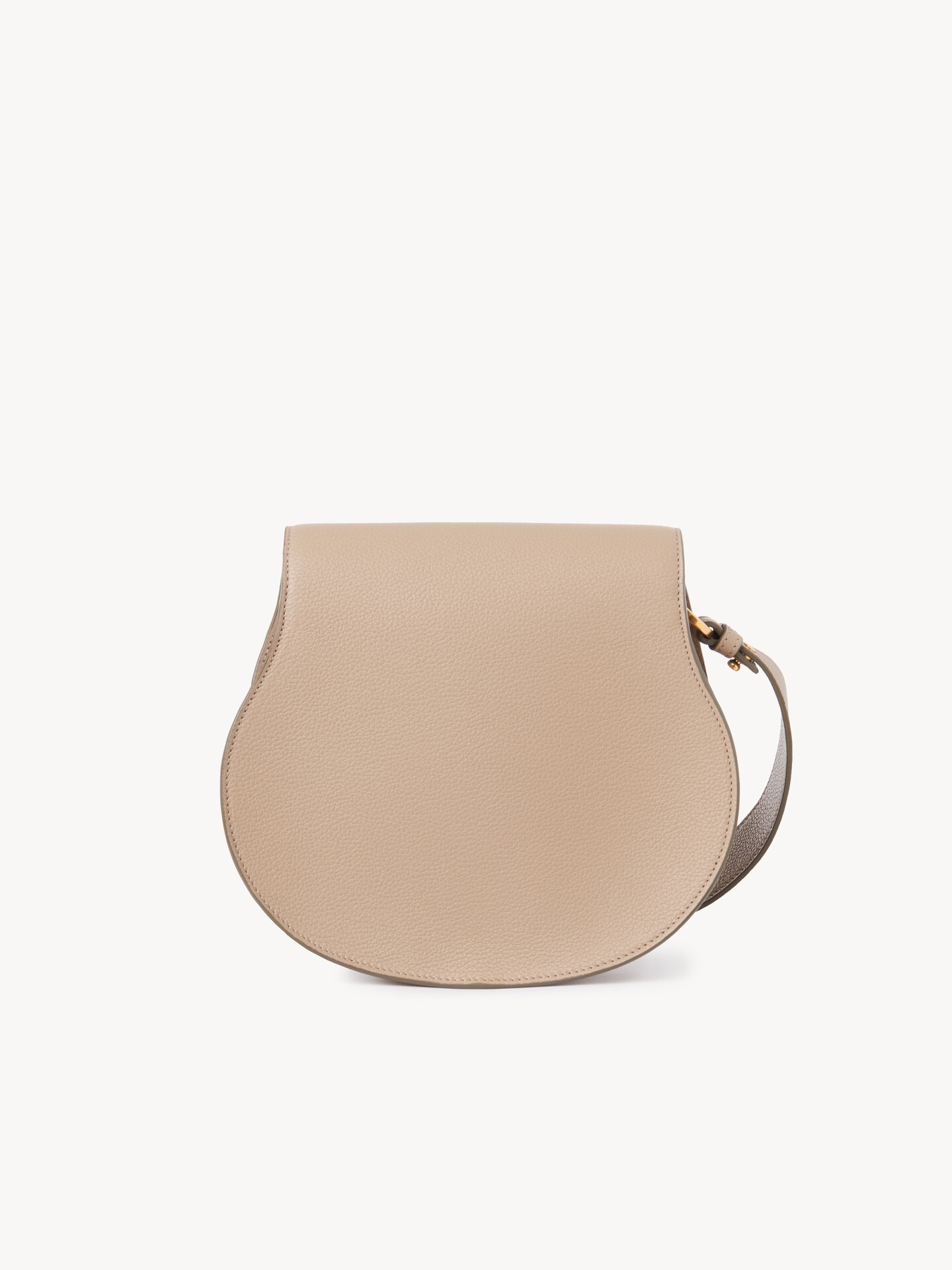 Bolso saddle Marcie de cuero granulado - 4.0