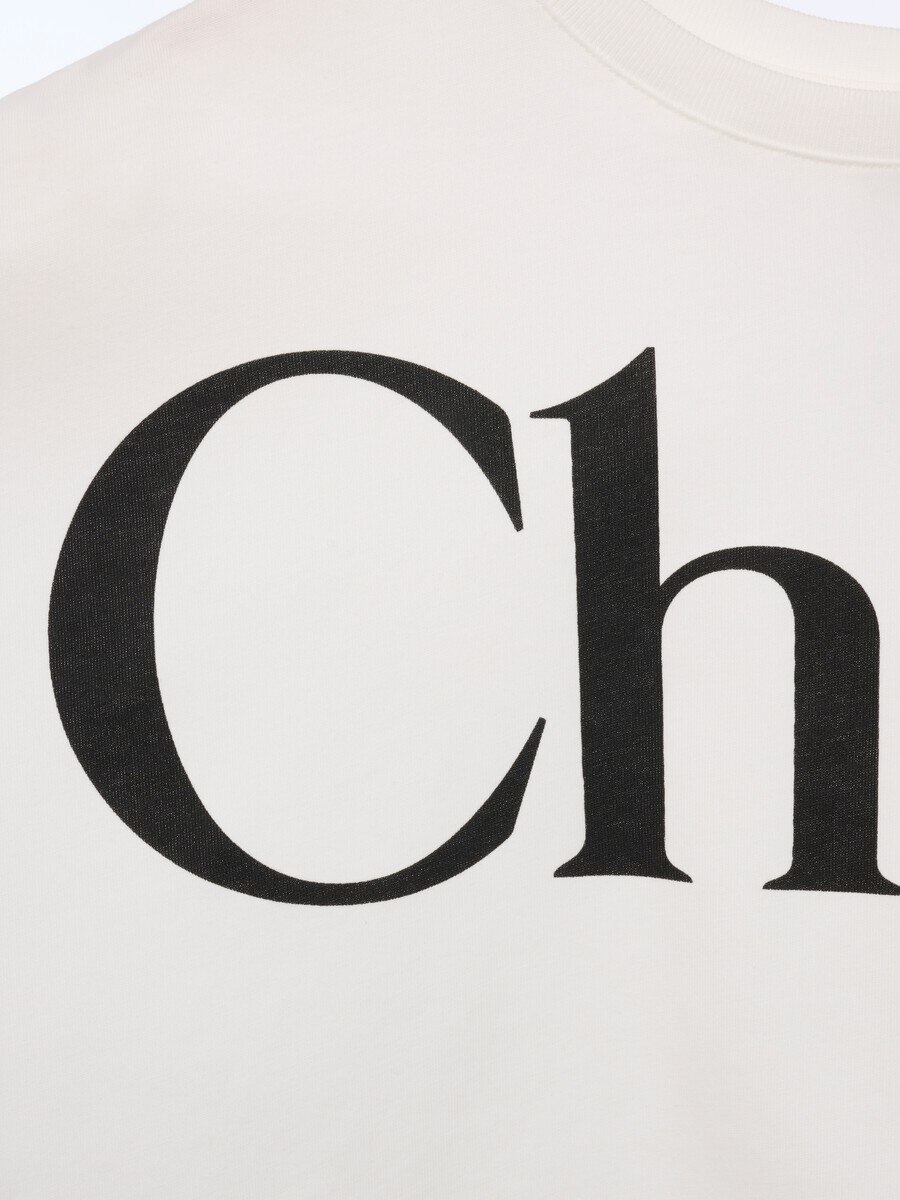 Camiseta cropped con logotipo infantil - 3