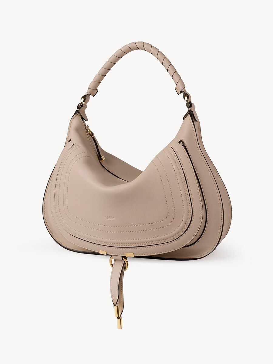 Sac port&eacute; &eacute;paule Marcie en cuir lisse - 4