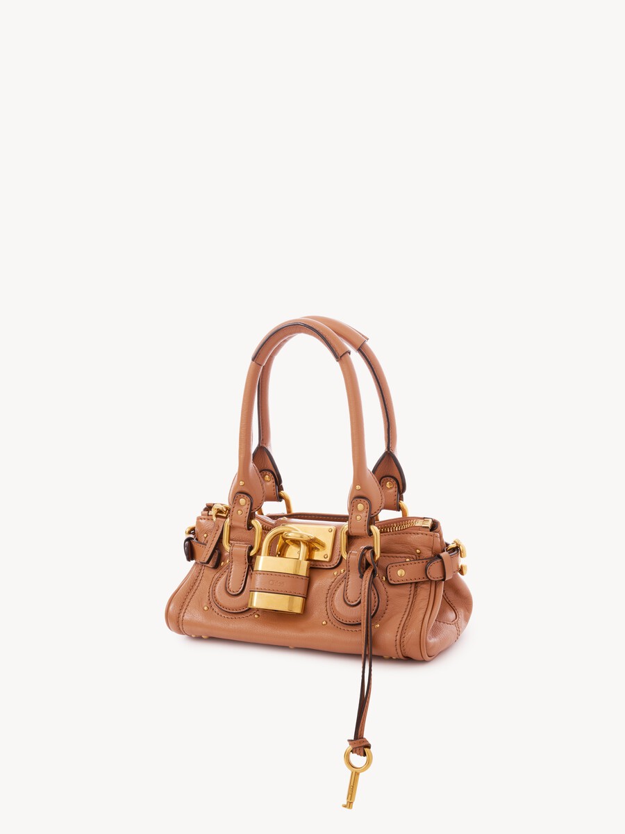 Small Paddington bag in grained leather - 4