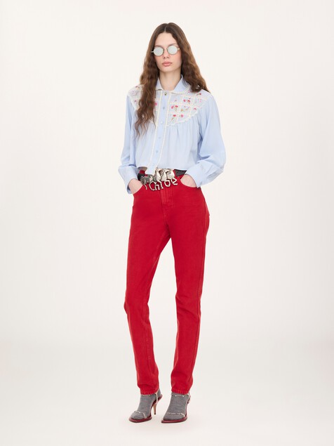 Slim jeans in denim
