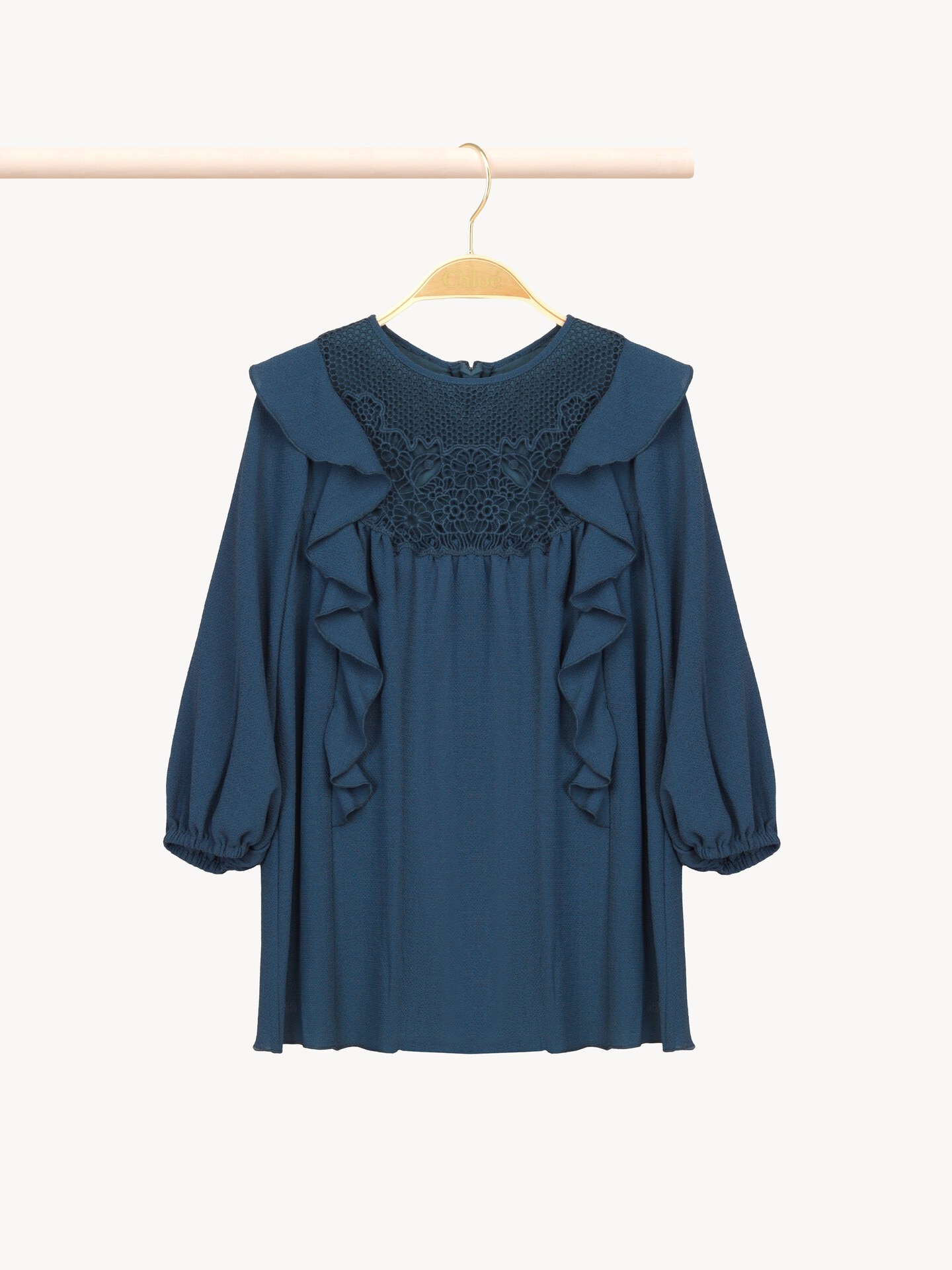 Kids' guipure embellished dress - 2