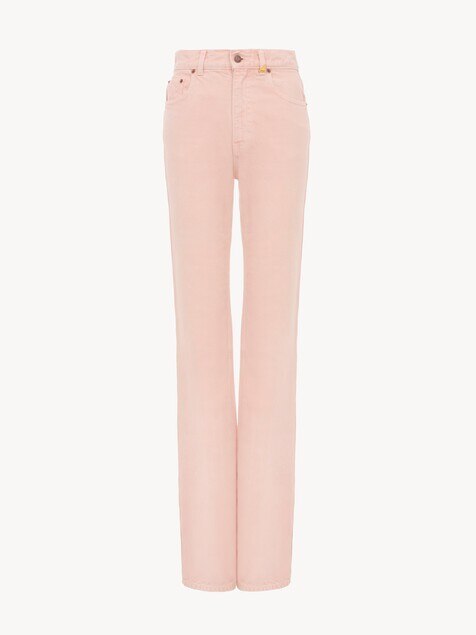Straight denim jeans