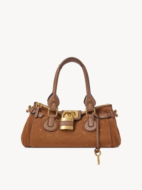 Paddington bag in suede leather