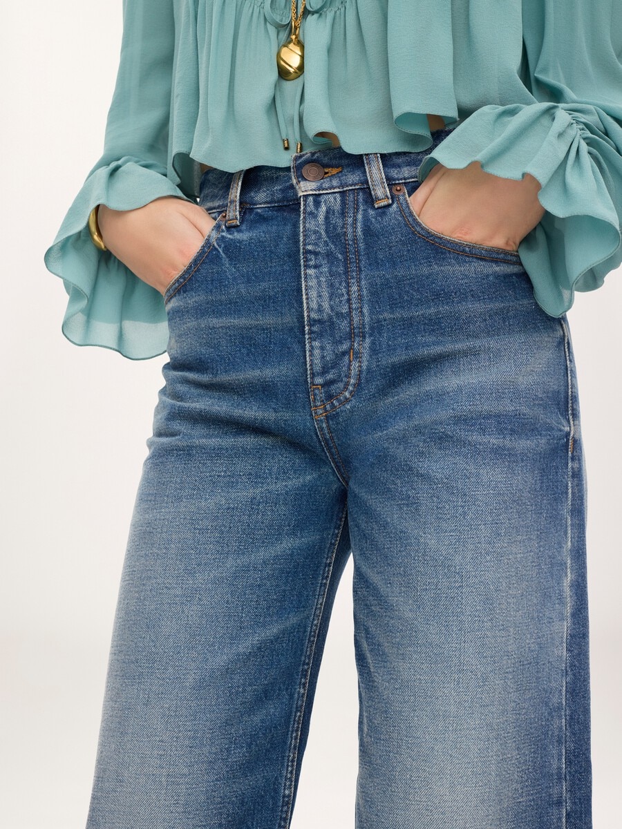 Bootcut jeans in denim - 6