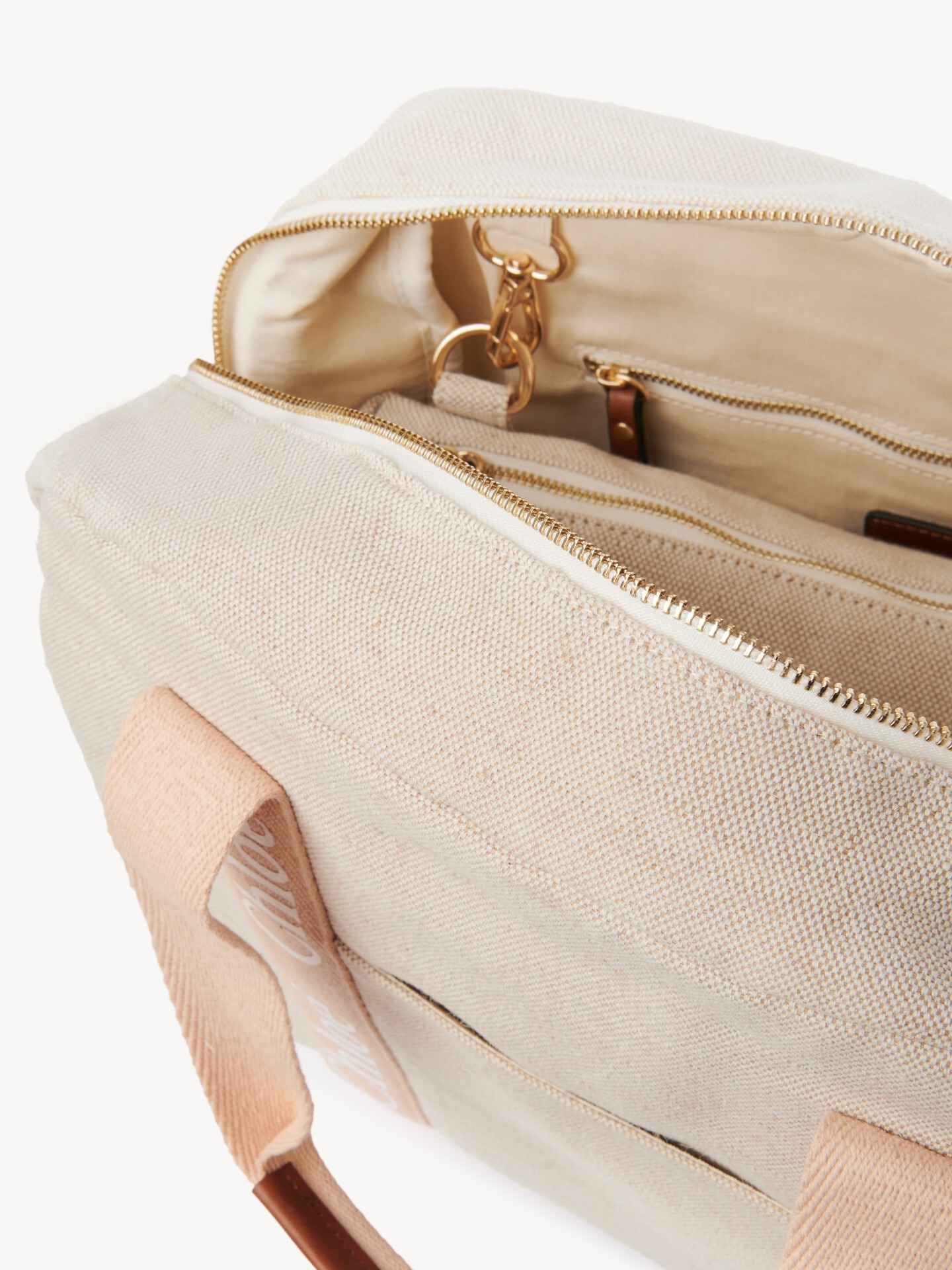 Changing bag Pink Yellow Stripes Chloé