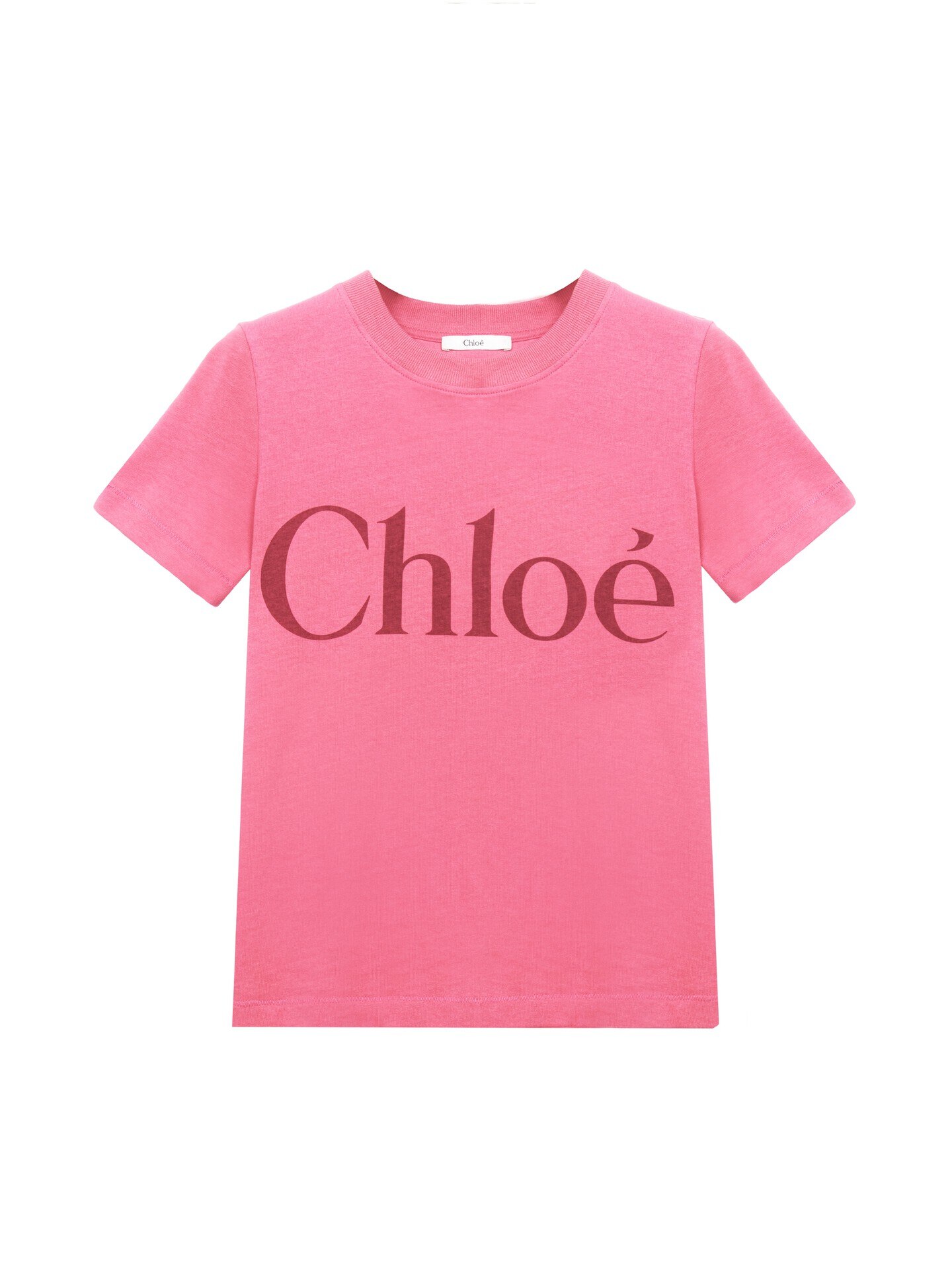 Chloe ロゴ刺繍Tシャツ　新未使用　タグ付 Chloe ロゴ刺繍Tシャツ 新未使用 タグ付