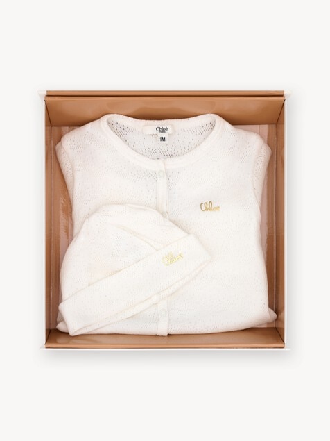Baby gift set pajamas & hat