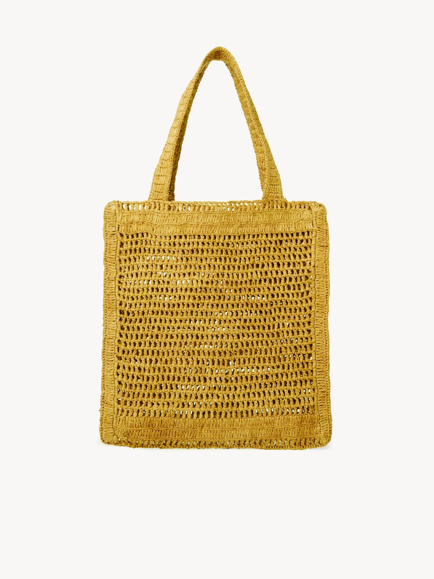 Summer Banana tote bag in raffia - 4