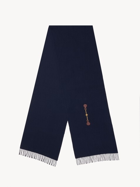 The Chloé Horse Medal scarf in wool